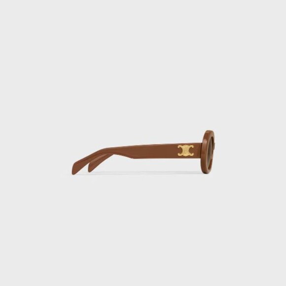 NIB Celine Triomphe 52MM Acetate Oval Sunglasses - Picture 4 of 9